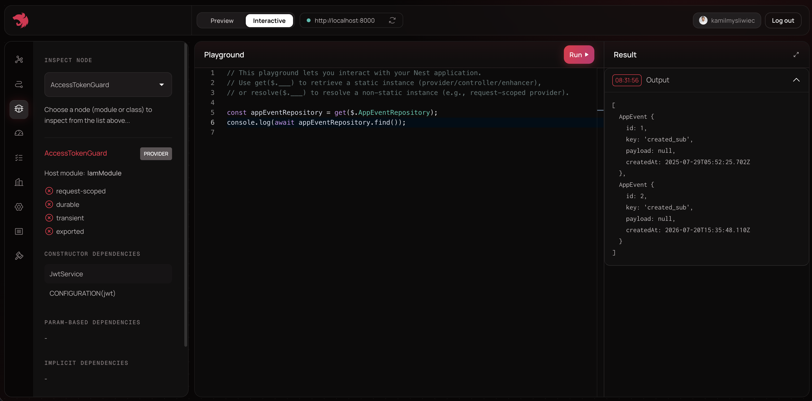 Devtools | NestJS - A progressive Node.js framework